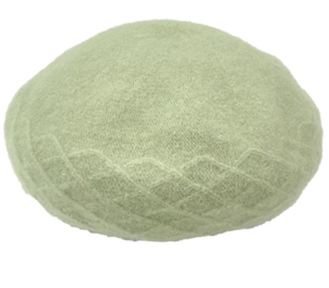 編み立て柄ベレー カーキ※ 12/23迄に順次発送予定