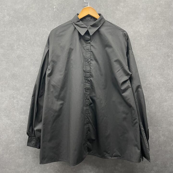 袖ボリュームシャツ ブラック※3/11迄に順次発送予定