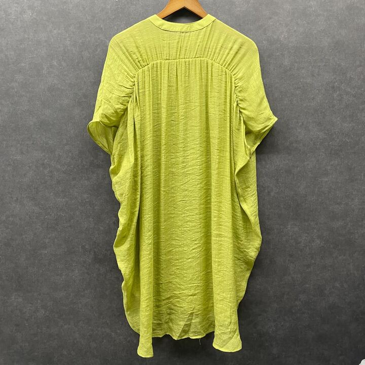 ロングカラーシャツ グリーン※4/8迄に順次発送予定