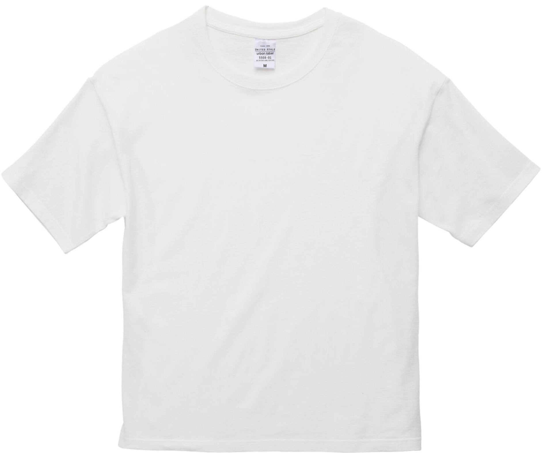 【ユニセックス】5.6ozビッグTシャツ ホワイト※9/9~15迄に順次発送予定