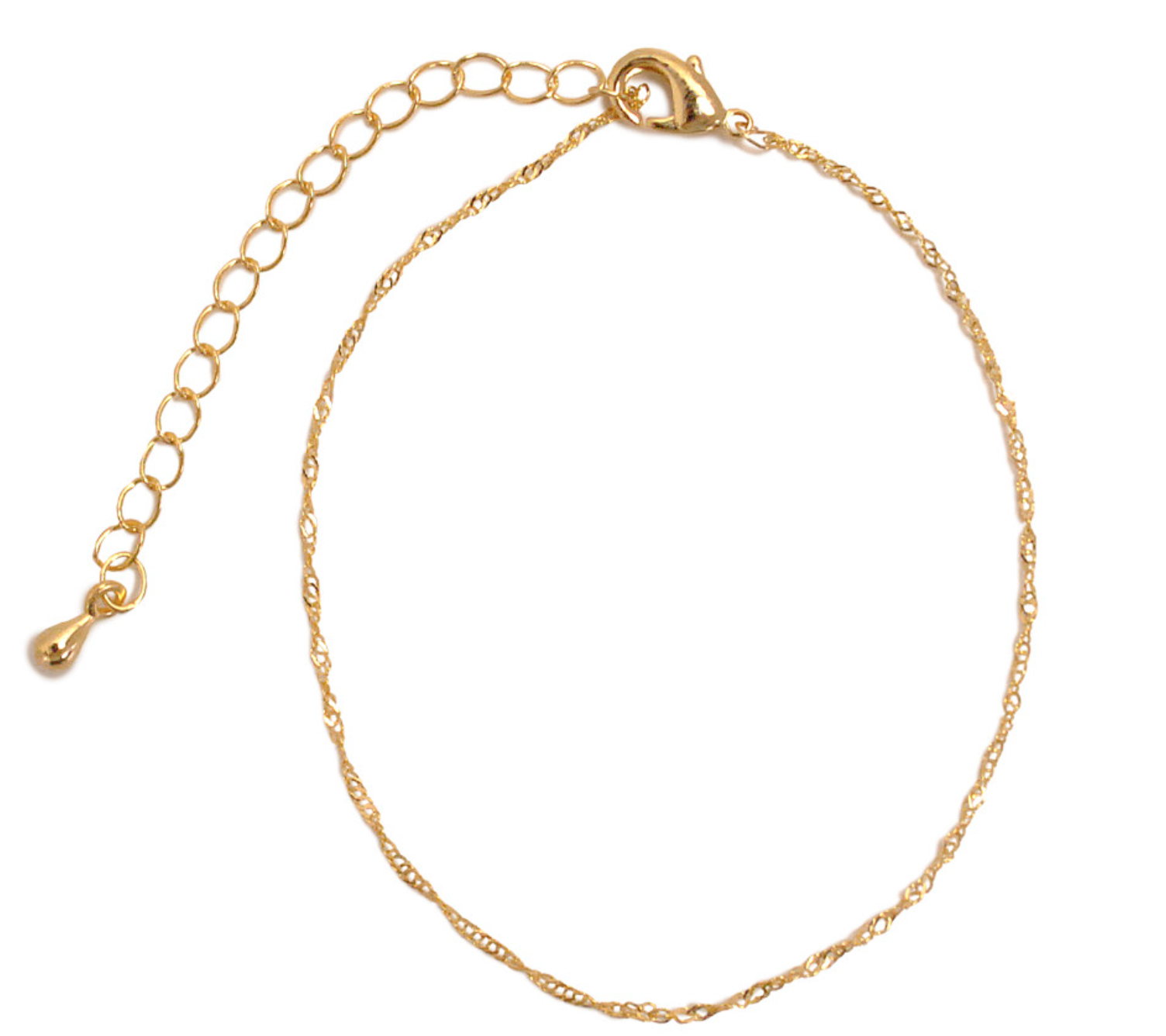 【小粒】デザインチェーンブレスレット ゴールド※7/30~8/5迄に順次発送予定