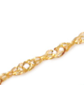 【小粒】デザインチェーンブレスレット ゴールド※7/30~8/5迄に順次発送予定