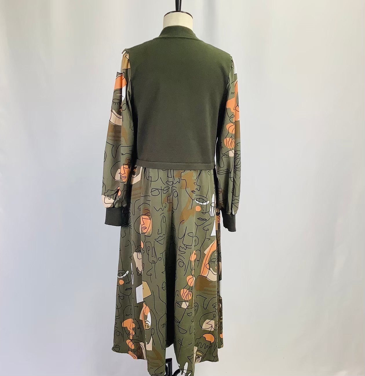 ドッキングワンピース カーキ ※10/15迄に順次発送予定