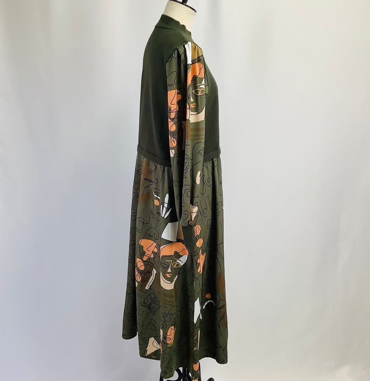 ドッキングワンピース カーキ ※10/15迄に順次発送予定