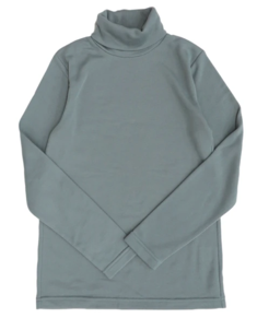 ひまわりオイル加工タートルネック長袖 ブルー※2/10迄に順次発送予定