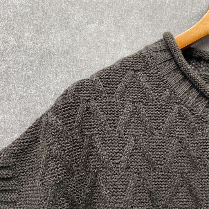 ミニマルベストニット ブラック※4/1迄に順次発送予定