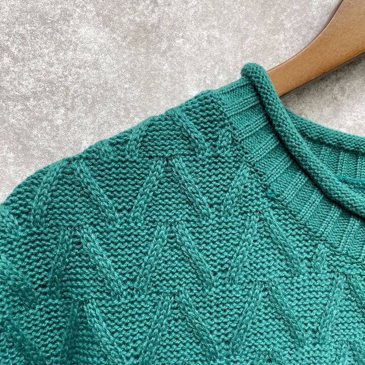 ミニマルベストニット グリーン※4/1迄に順次発送予定