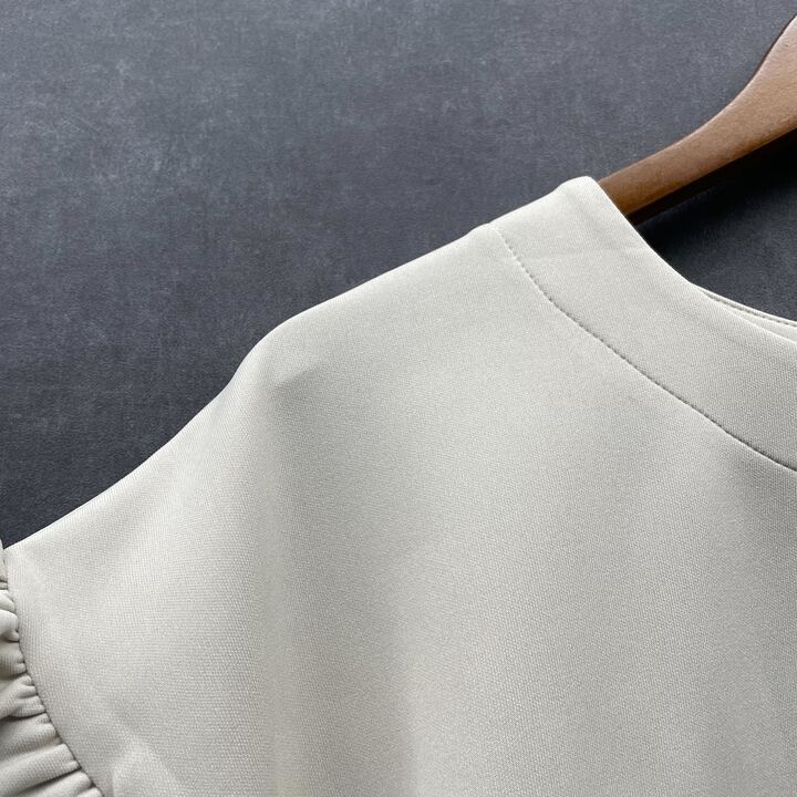 サイドリボンベスト ベージュ※4/9~15迄に順次発送予定