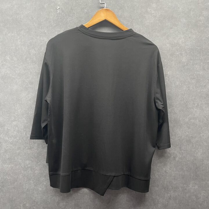 ジップ付きTシャツ ブラック※3/11迄に順次発送予定