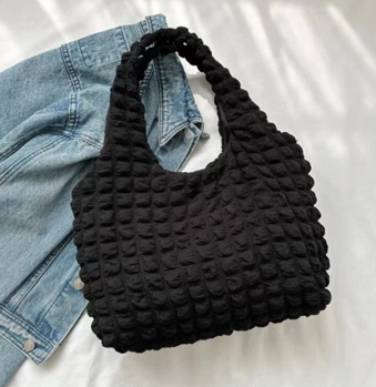 【在庫5点以下】ポコポコBAG ブラック※4/15迄に順次発送予定