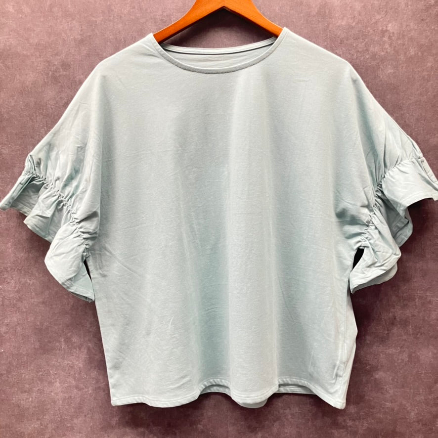 キャンディスリーブカットソー ブルー※7/16~22迄に順次発送予定