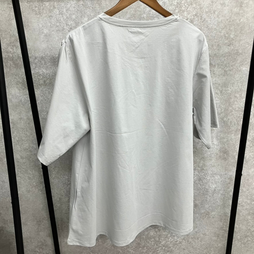 ステッカービッグTシャツ グレー※8/6~12迄に順次発送予定