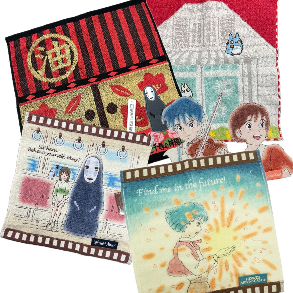 【2+1】ランダムハンドタオル ジブリ ※1/14までに順次発送予定