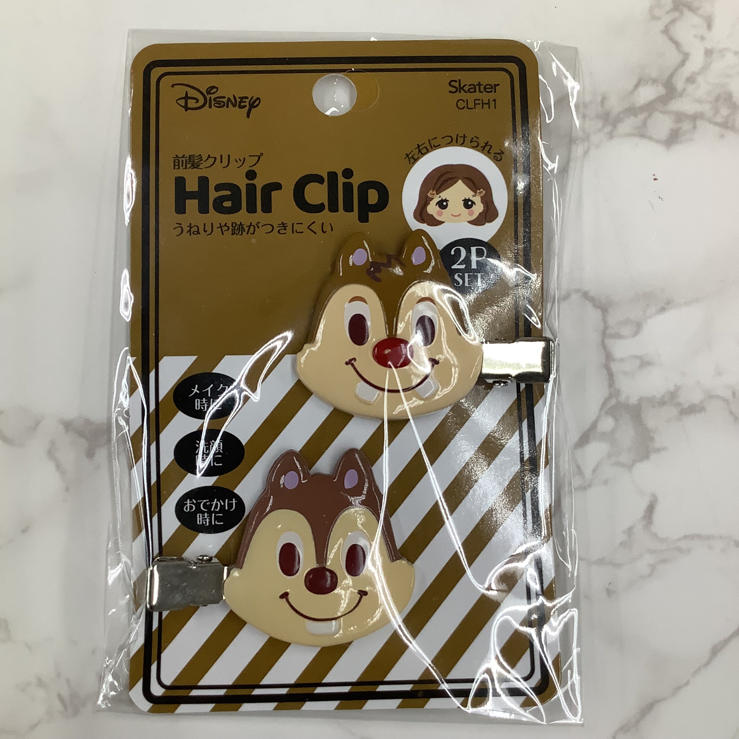 ヘアクリップ チップ&デール ※8/6~8/13順次発送予定