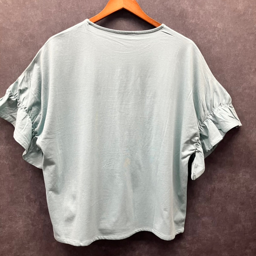 キャンディスリーブカットソー ブルー※7/16~22迄に順次発送予定