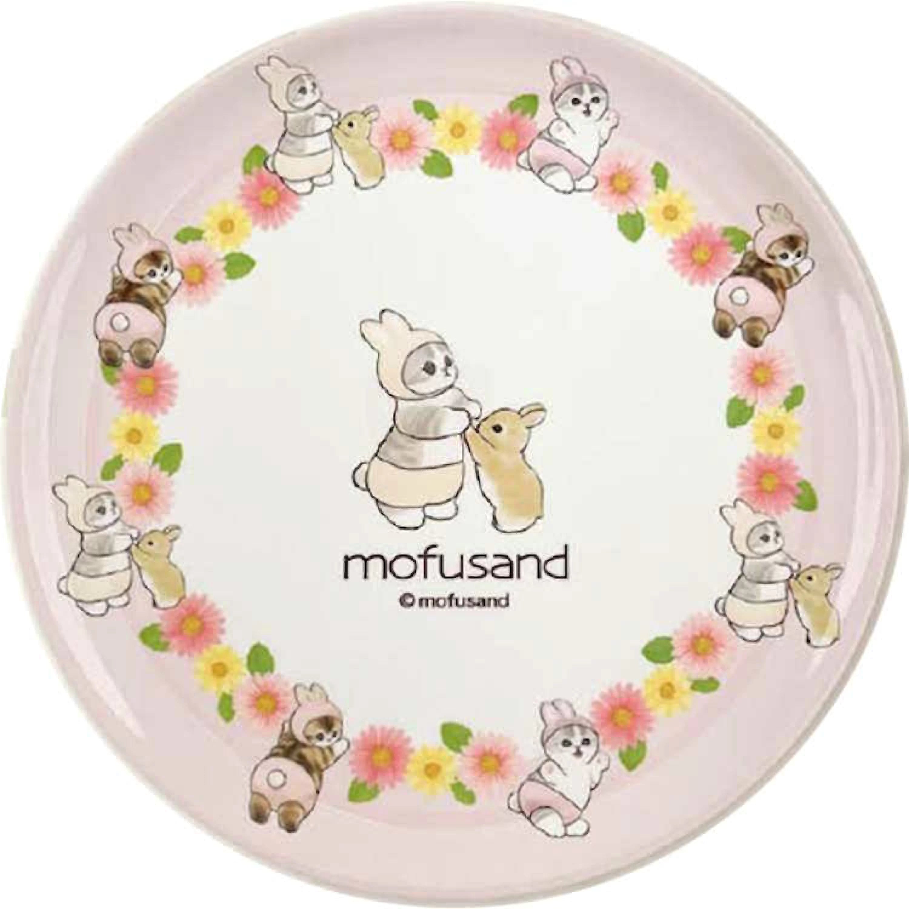 mofusand メラミンプレート うさぎ モフサンド ※1/14までに順次発送予定