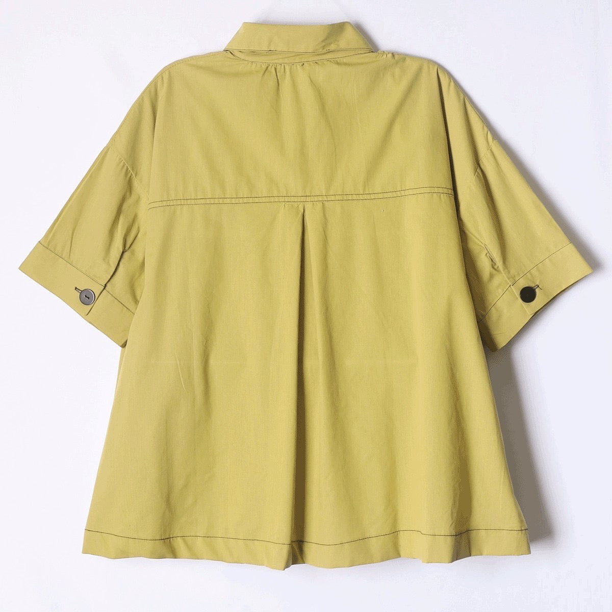 【369】イラストデザインシャツ オリーブグリーン ※10/7迄に順次発送予定