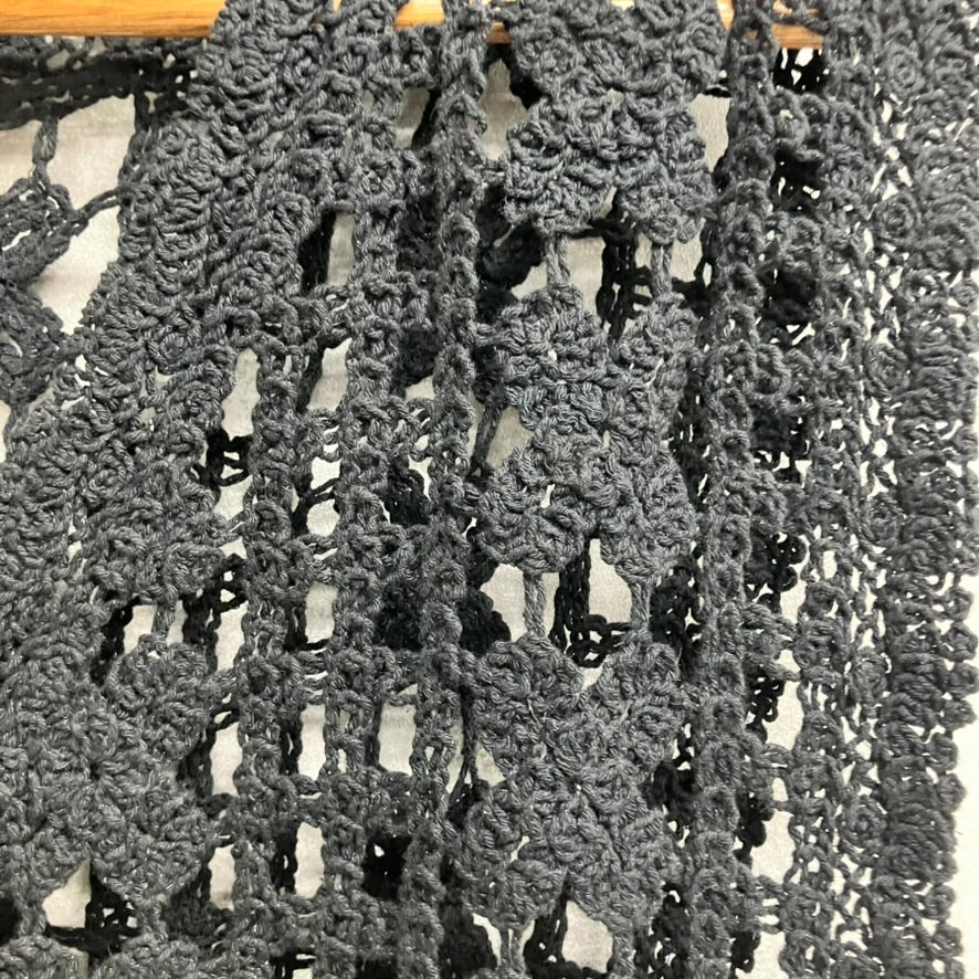 かぎ編みベスト ブラック※7/30~8/5迄に順次発送予定