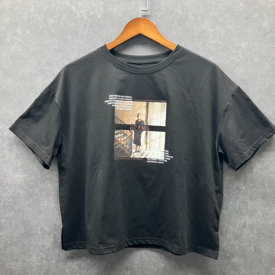 フォトプリントTシャツBRAND ブラック※7/16~22迄に順次発送予定