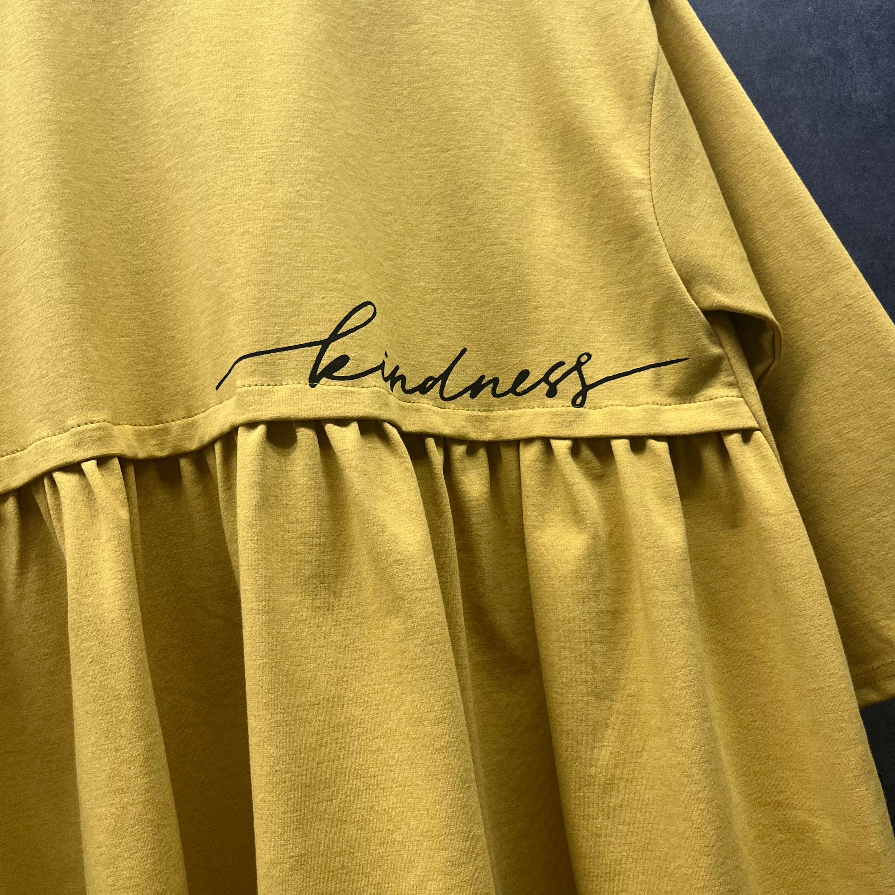 ペプラムフレアトップス カラシ※4/9~15迄に順次発送予定