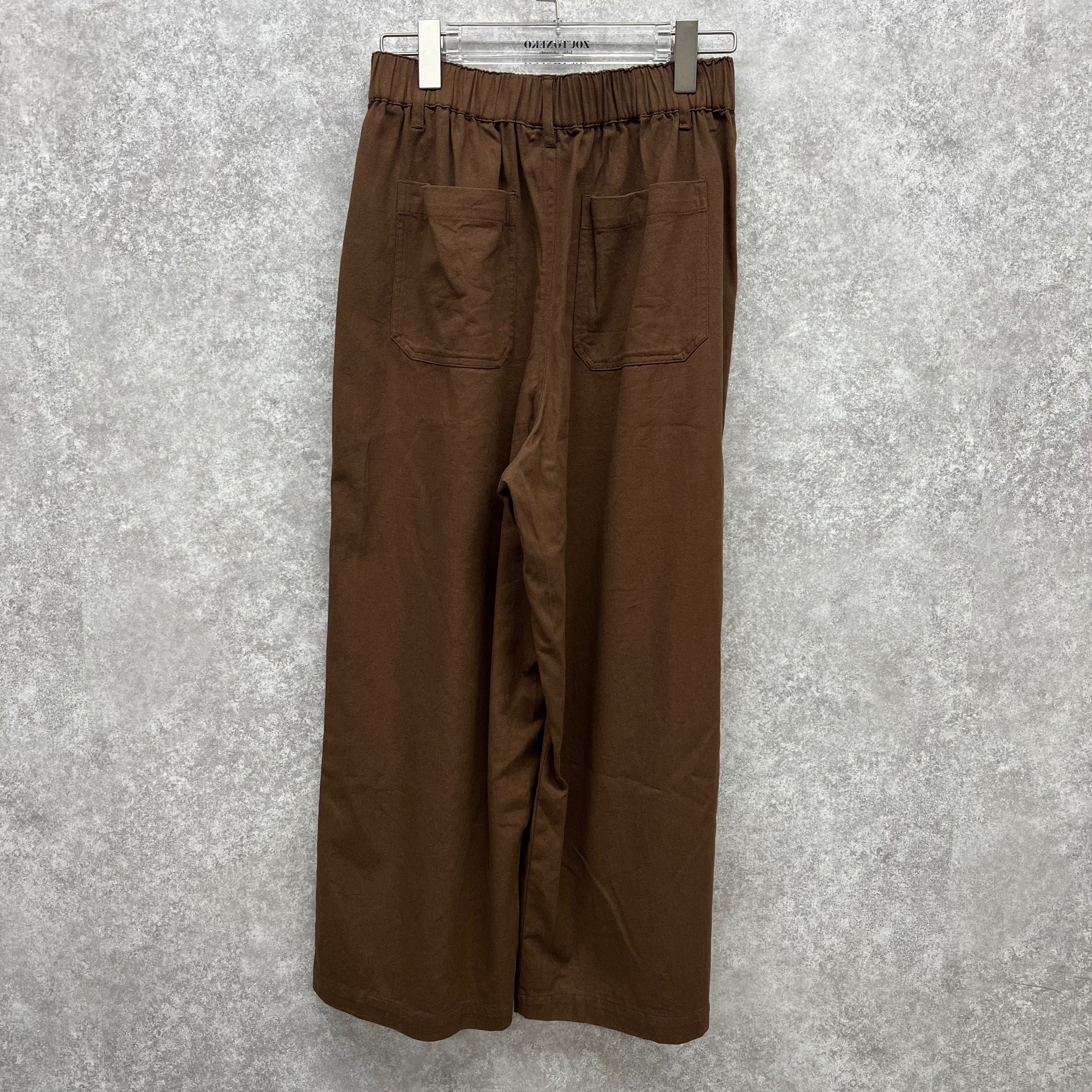 バギーパンツ ブラウン ※10/21迄に順次発送予定