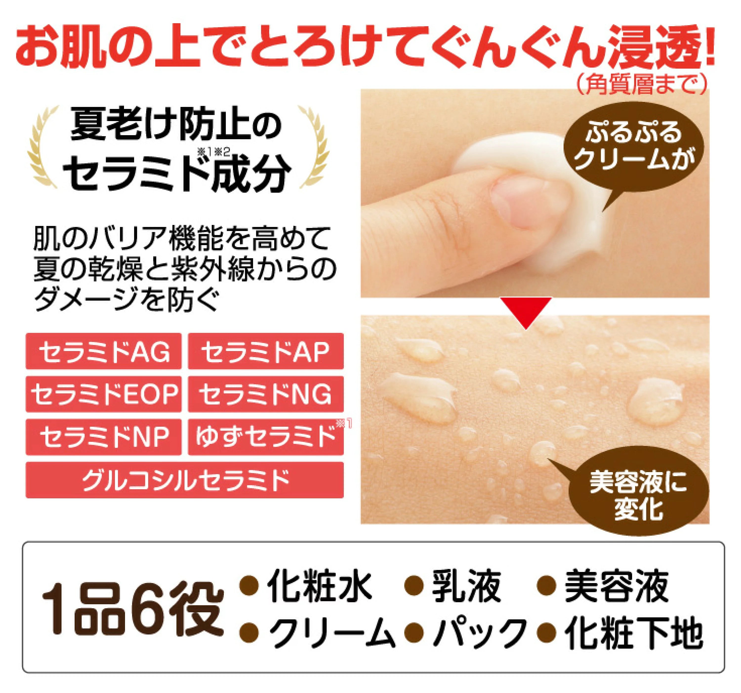 湧き出るセラミドクリーム ※7/30~8/5迄に順次発送予定