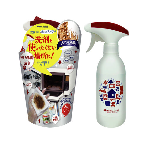 【3,000円以上購入者限定ノベルティページ】ママラクリーン 油も浮かす アルカリ電解水 *7/17~7/22順次発送予定