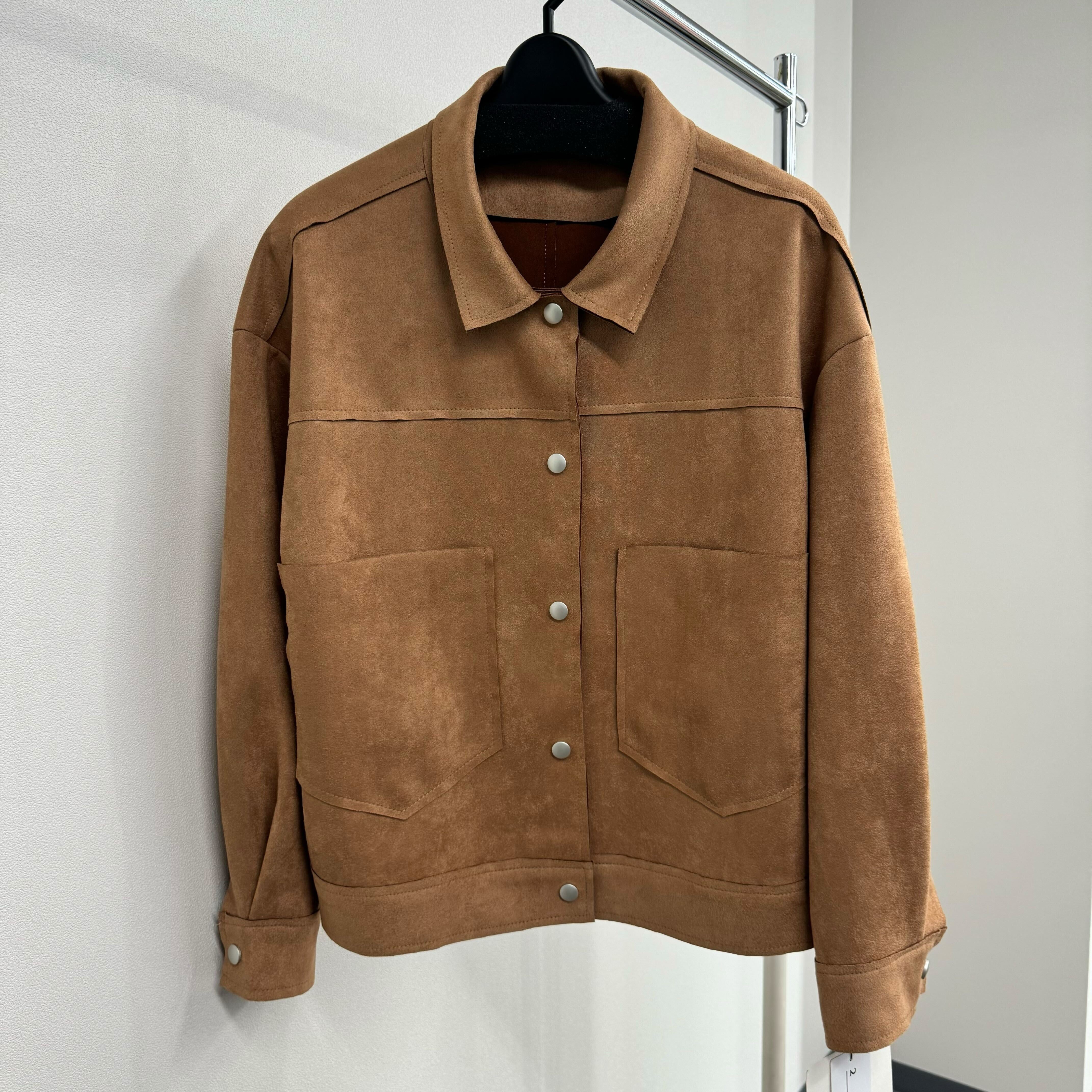 ムートンタッチジャケット モカ※1月上旬迄に順次発送予定