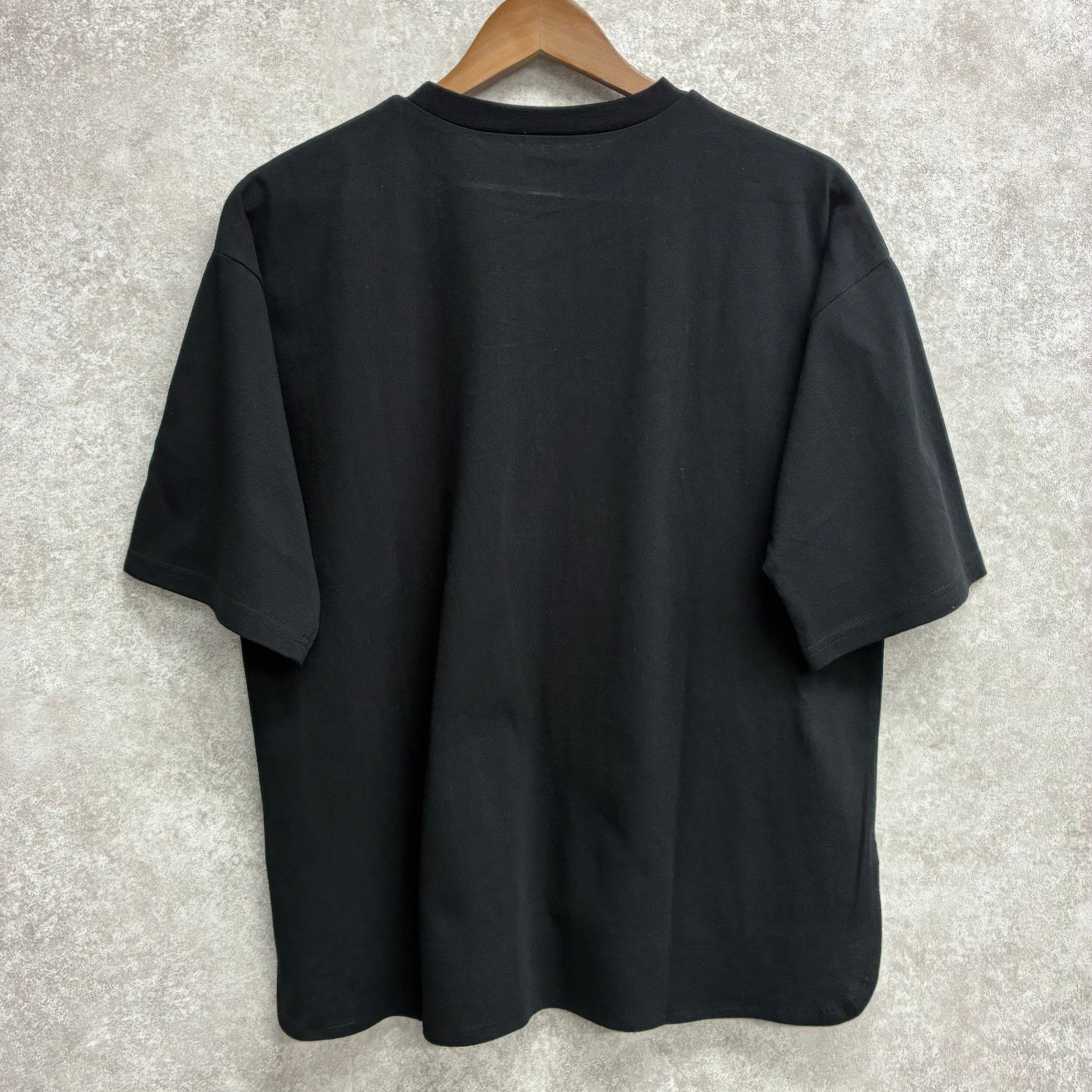 刺繍線画オリーブTシャツ ブラック※7/30~8/5迄に順次発送予定