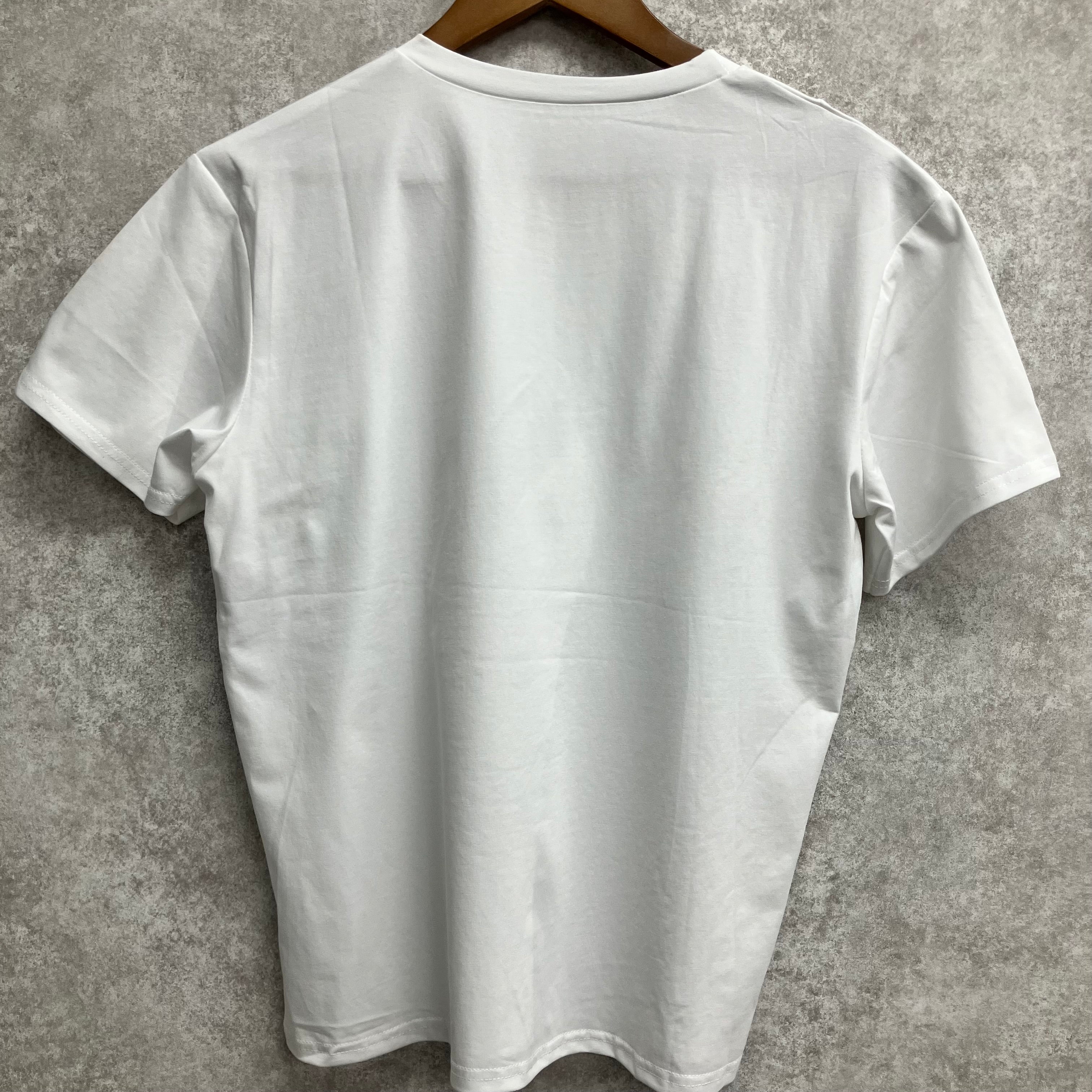 アシンメトリーデザインTシャツ ホワイト※9/9~15迄に順次発送予定
