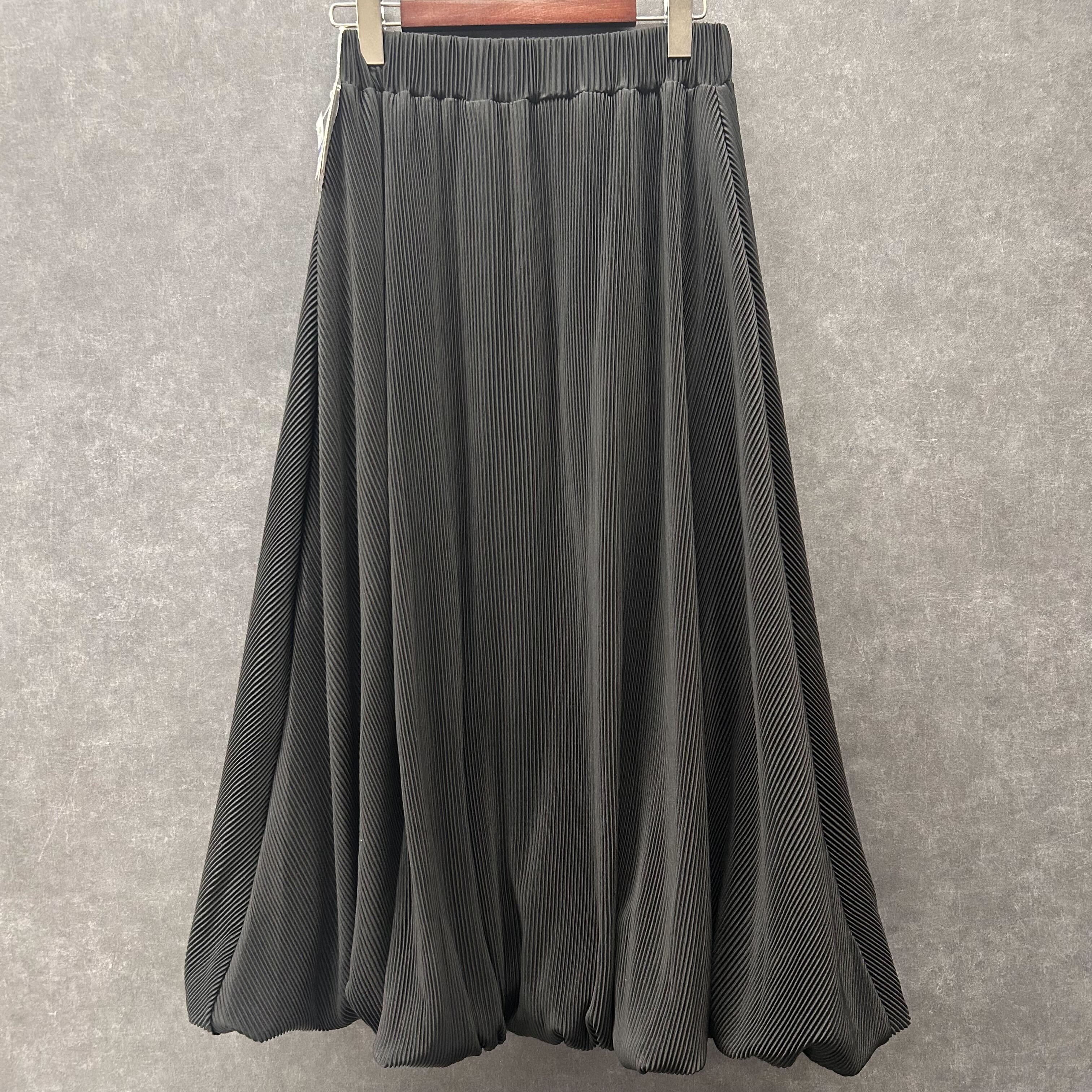 プリーツバルーンスカート ブラック※7/30~8/5迄に順次発送予定