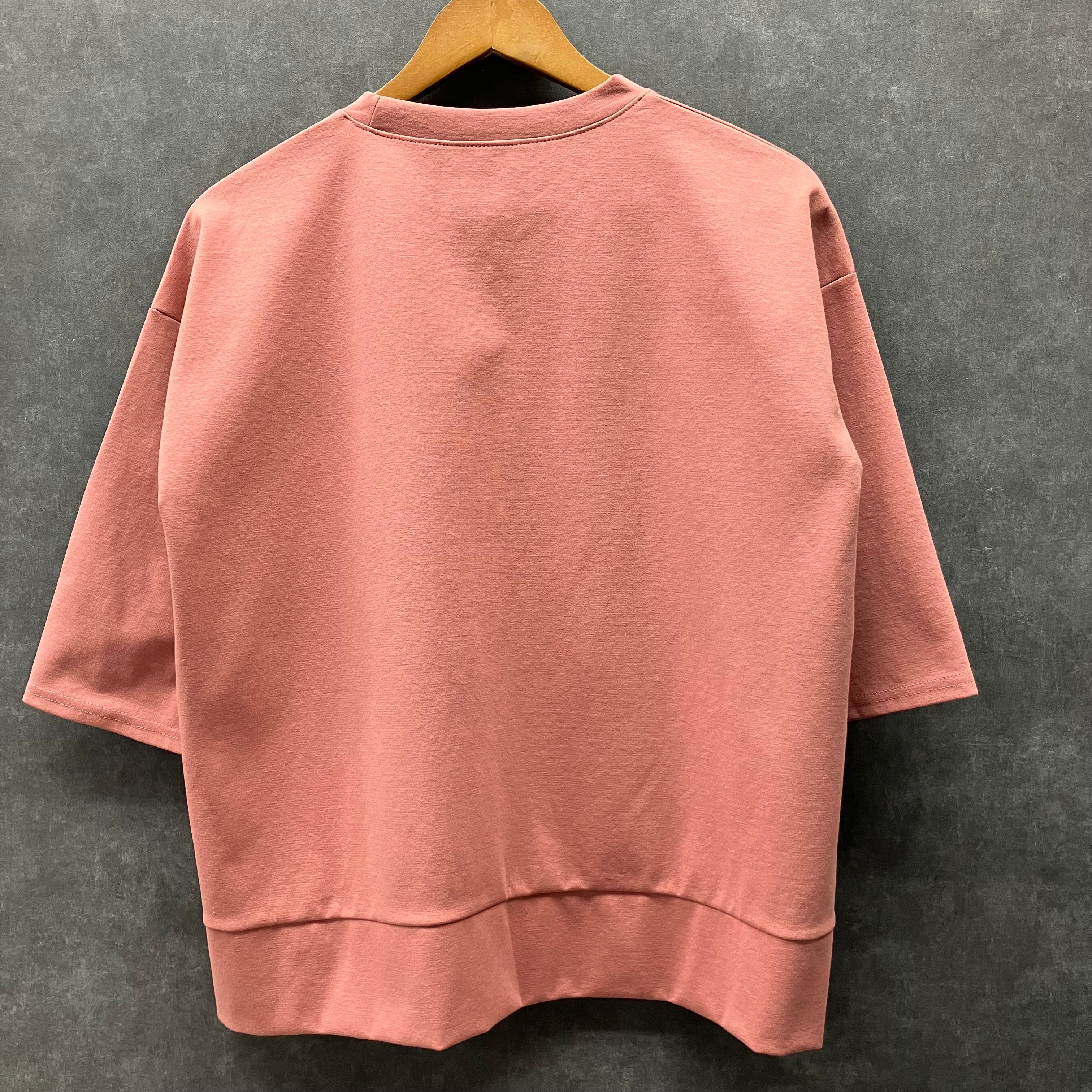 ルーズフィットロゴトップス ローズ※3/25迄に順次発送予定