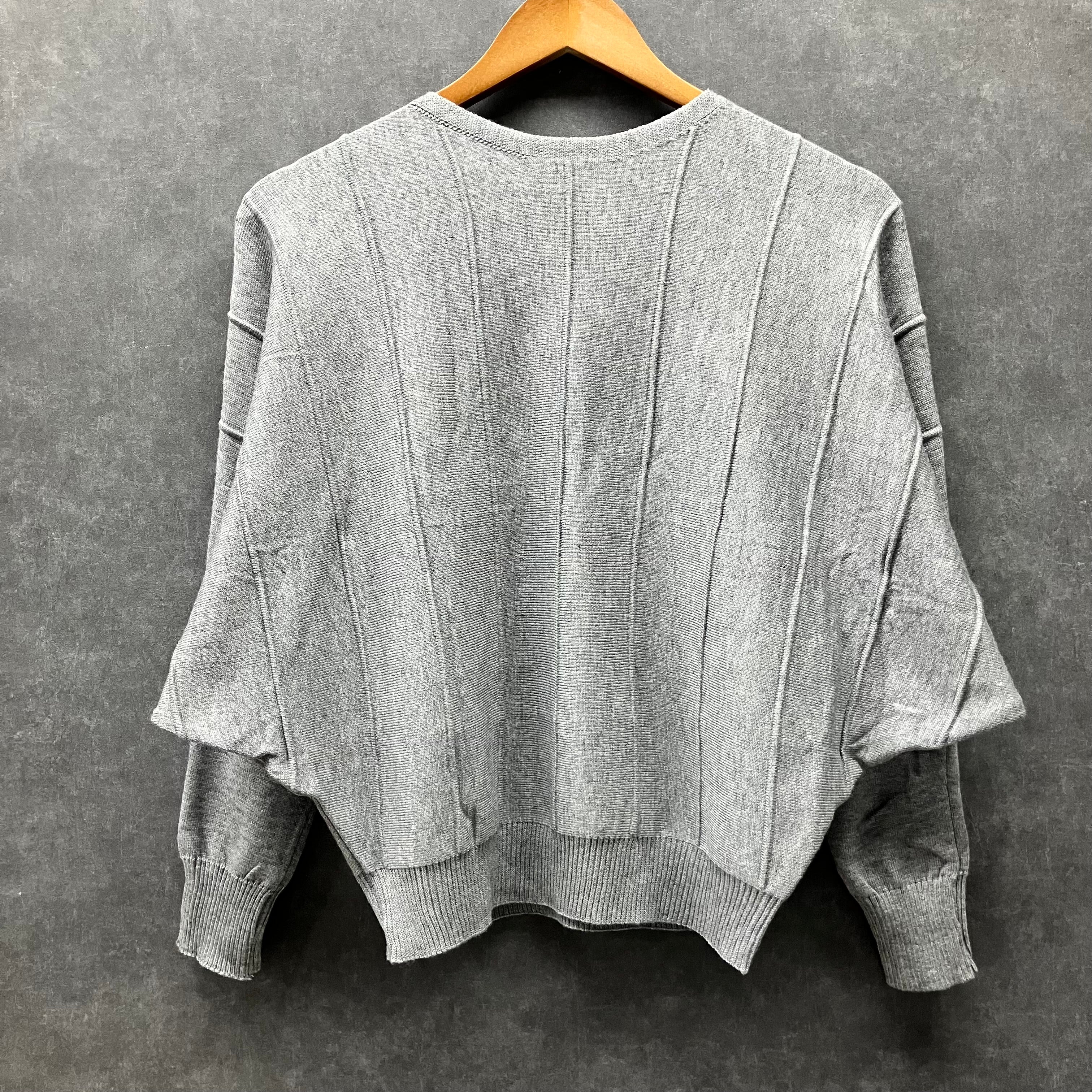 ドルマンセーター グレー※3/25迄に順次発送予定