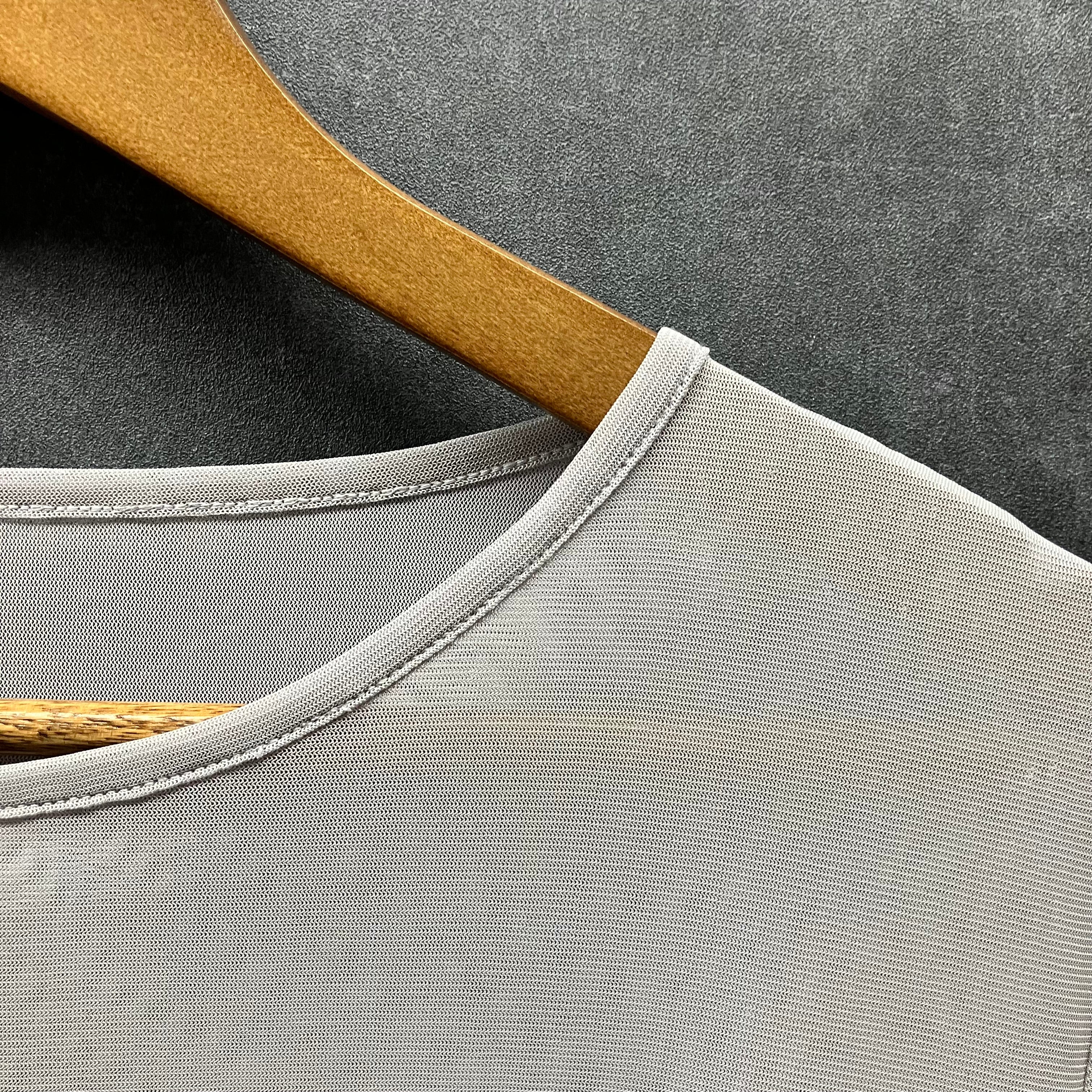 チュールインナーシャツ グレージュ※3/25迄に順次発送予定