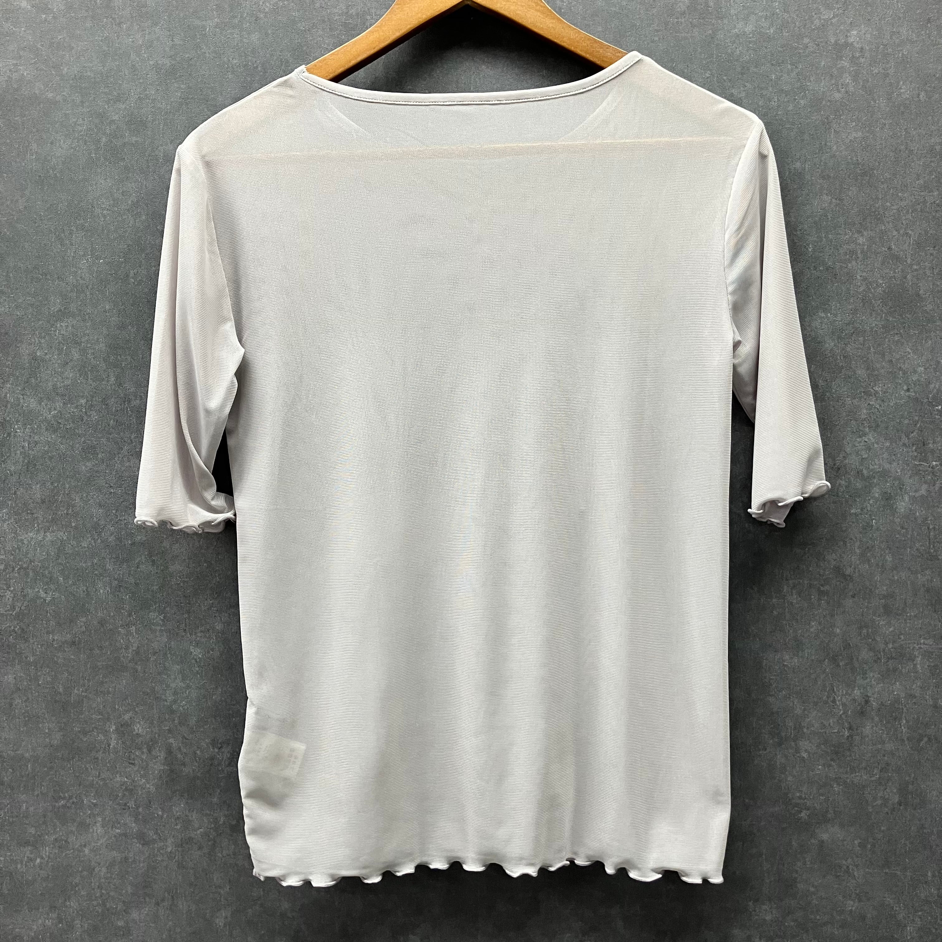 チュールインナーシャツ グレージュ※3/25迄に順次発送予定