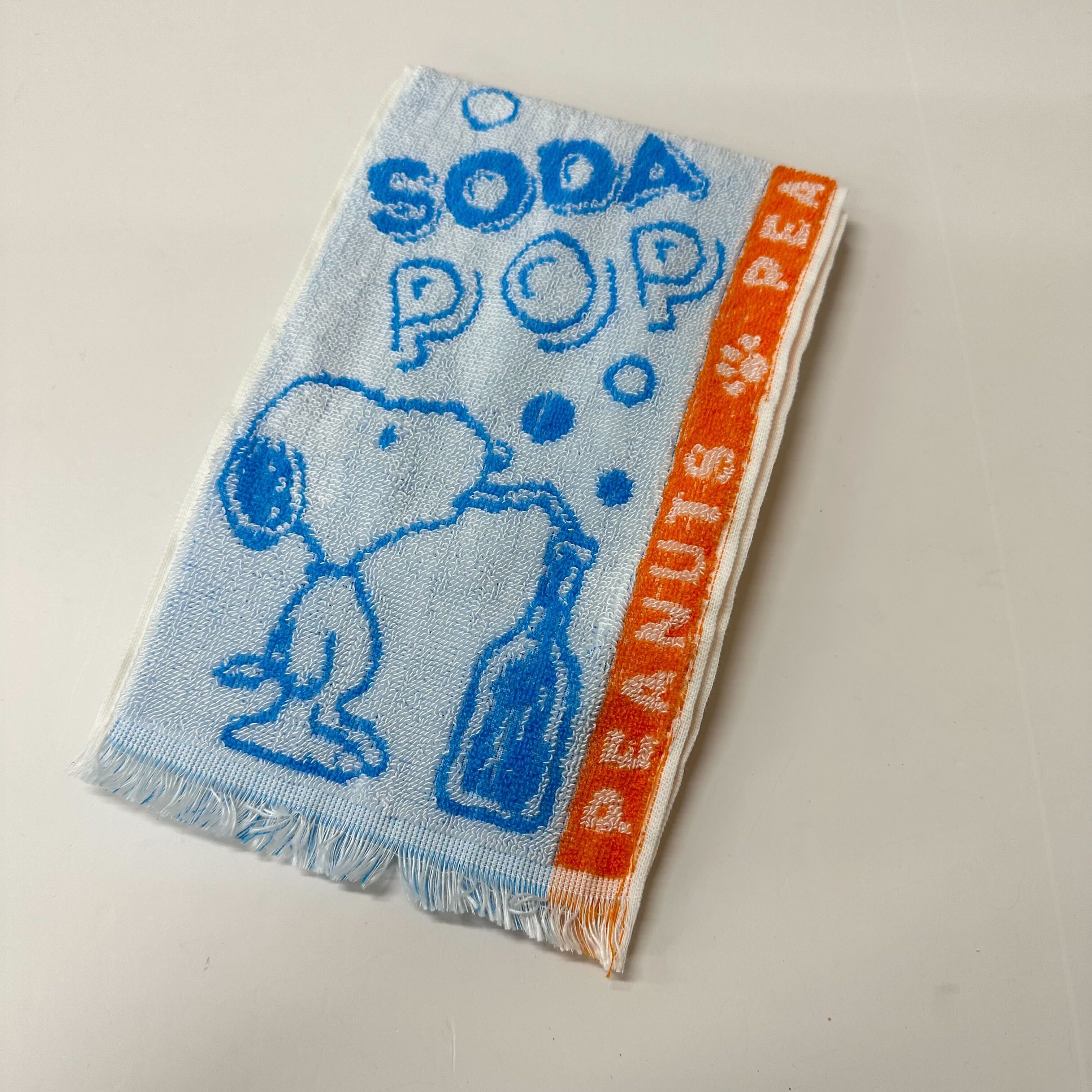 【HT0117】 スヌーピーひんやりマフラータオル ブルー※6/25-7/1順次発送予定