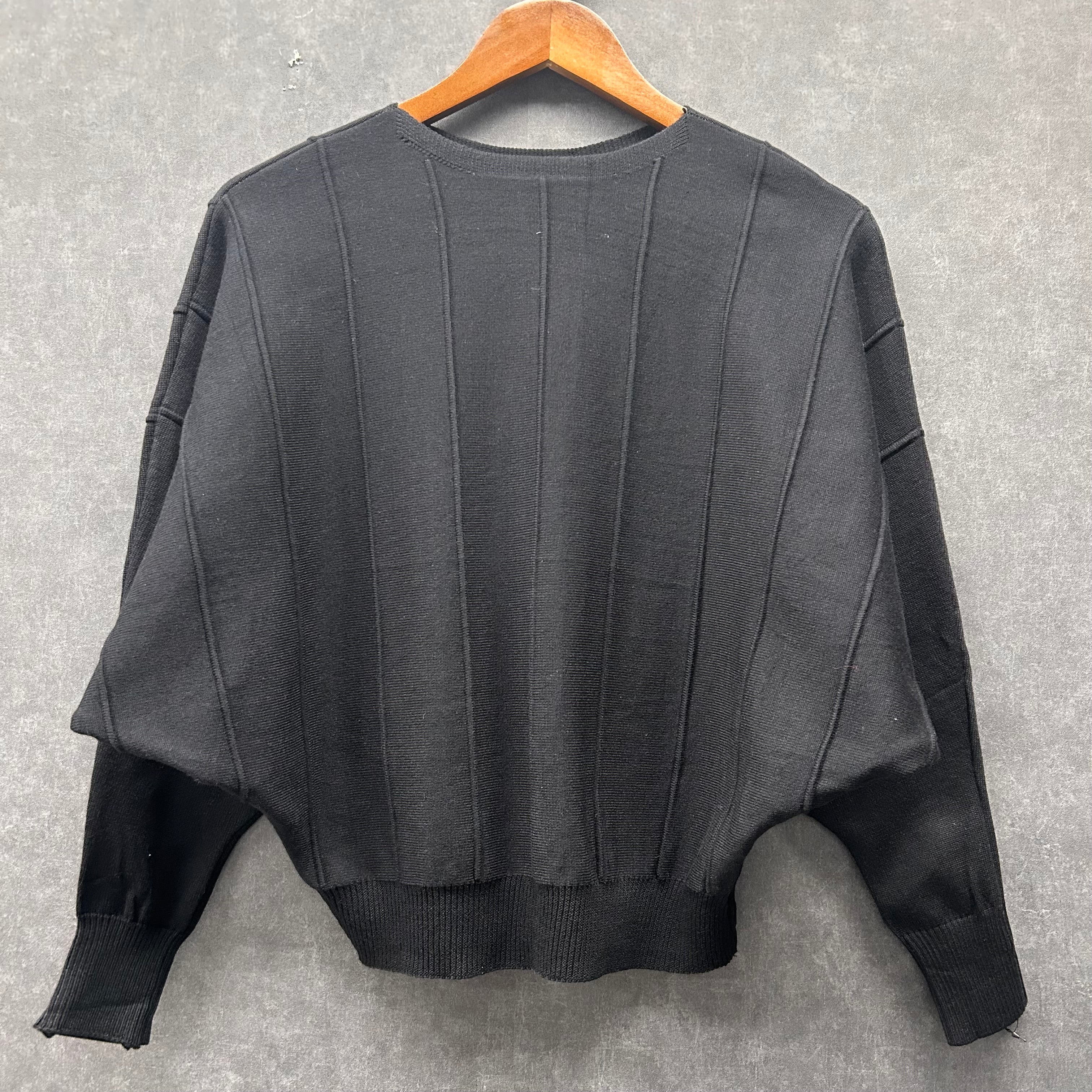 ドルマンセーター ブラック※3/25迄に順次発送予定