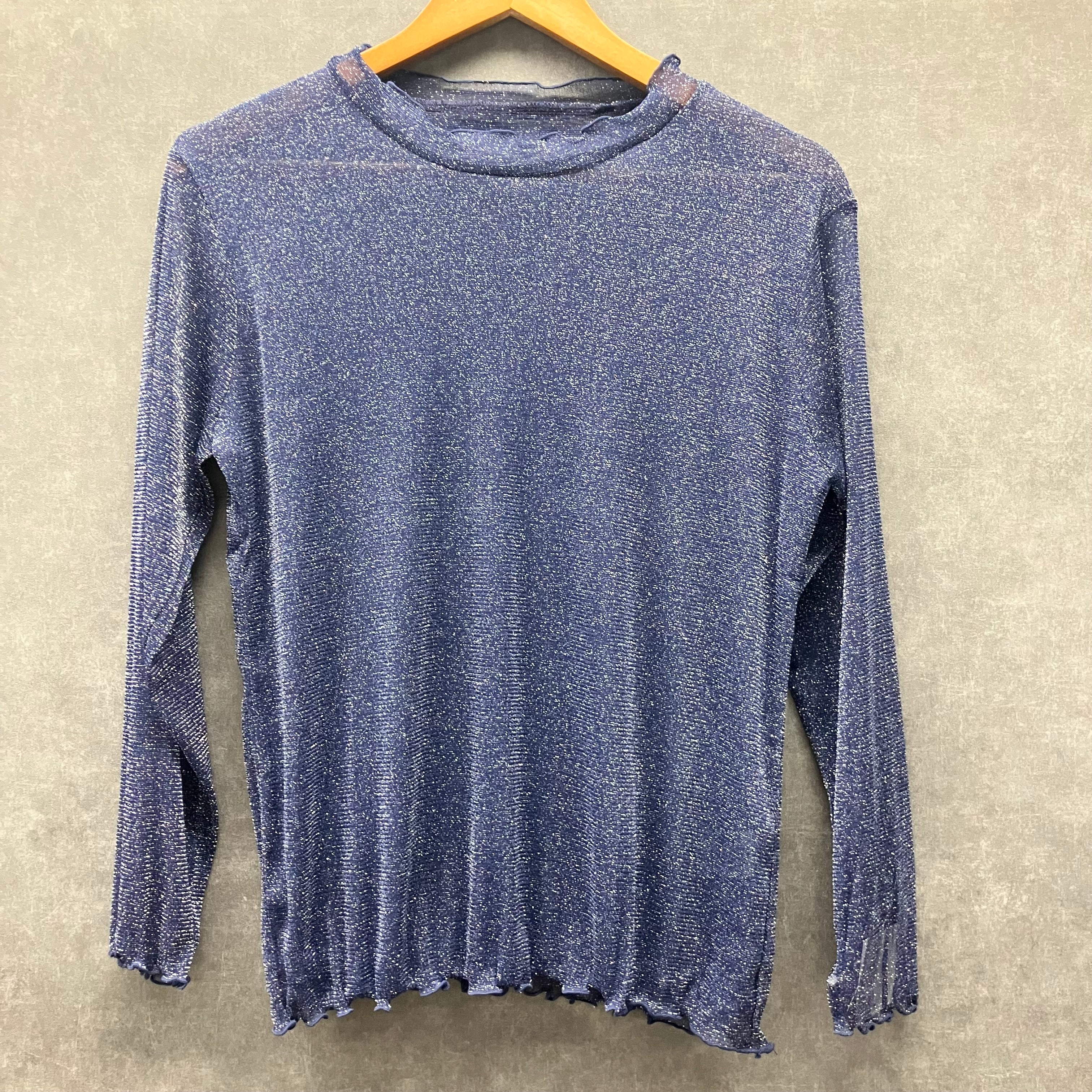 ラメシアートップス ネイビー※4/1迄に順次発送予定