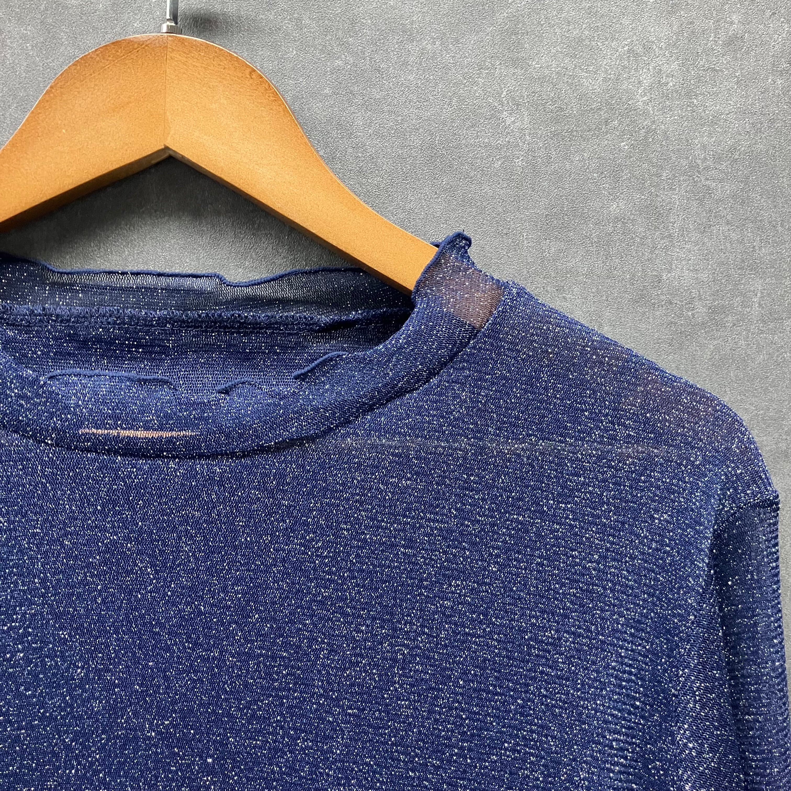 ラメシアートップス ネイビー※4/1迄に順次発送予定