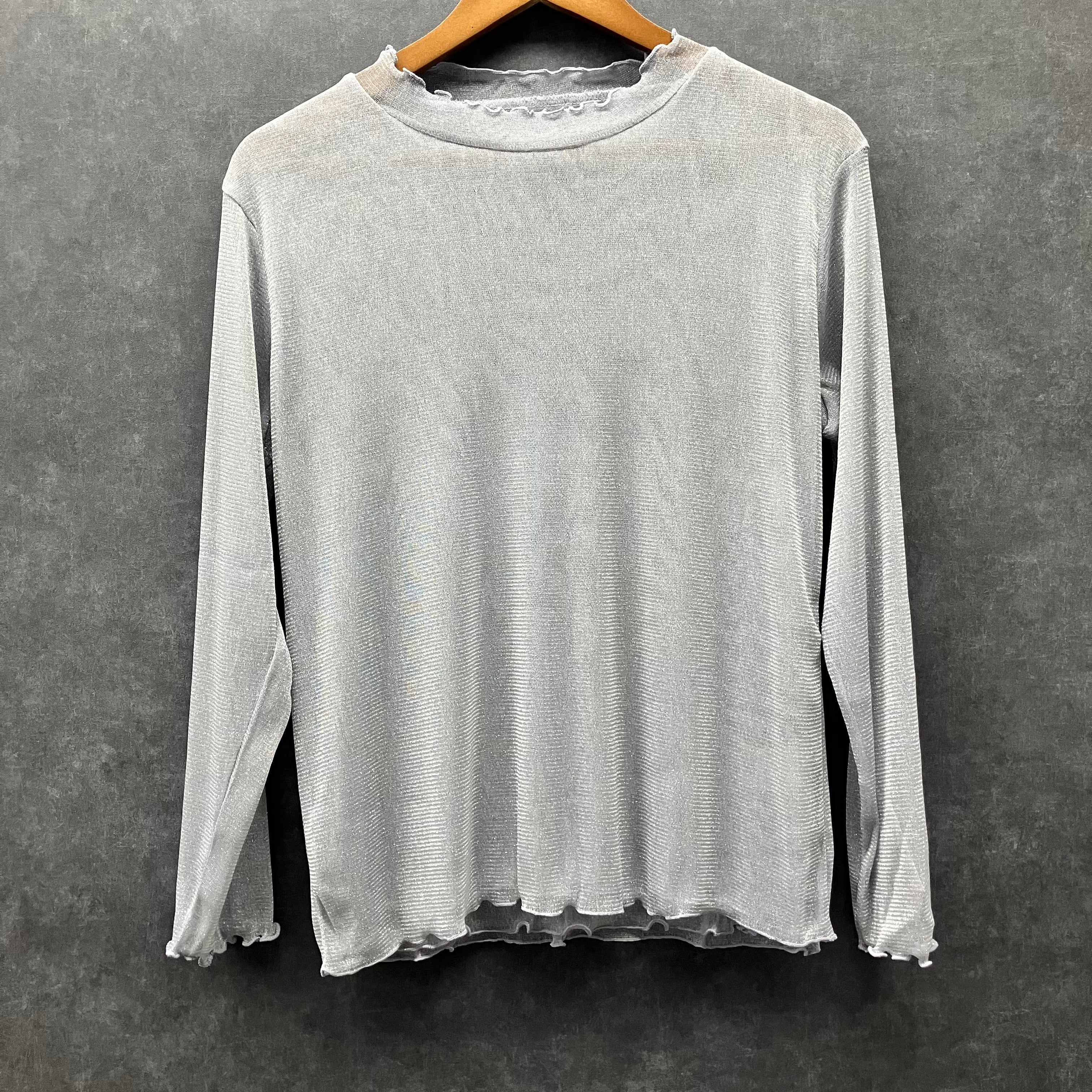 ラメシアートップス グレー※4/1迄に順次発送予定