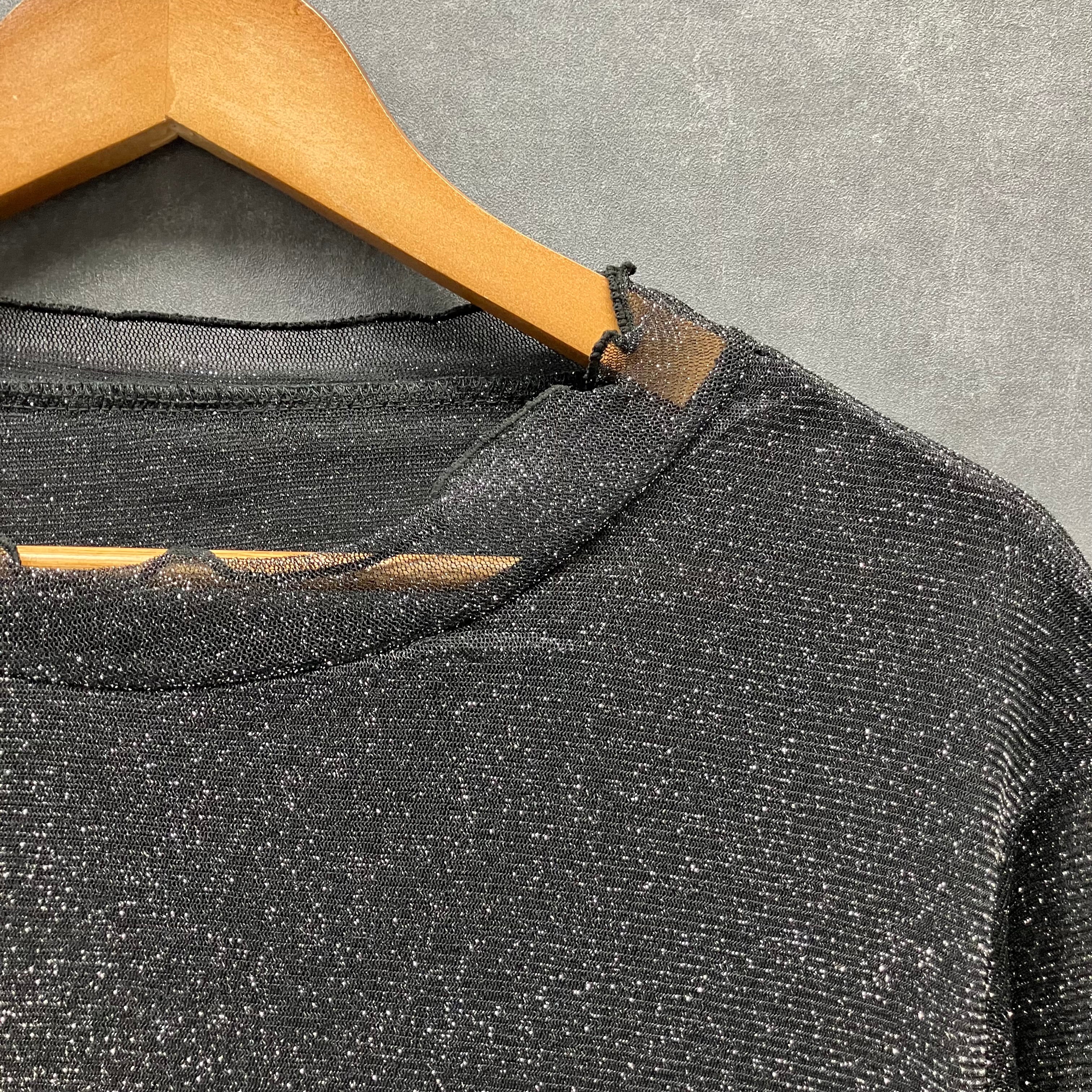 ラメシアートップス ブラック※4/1迄に順次発送予定