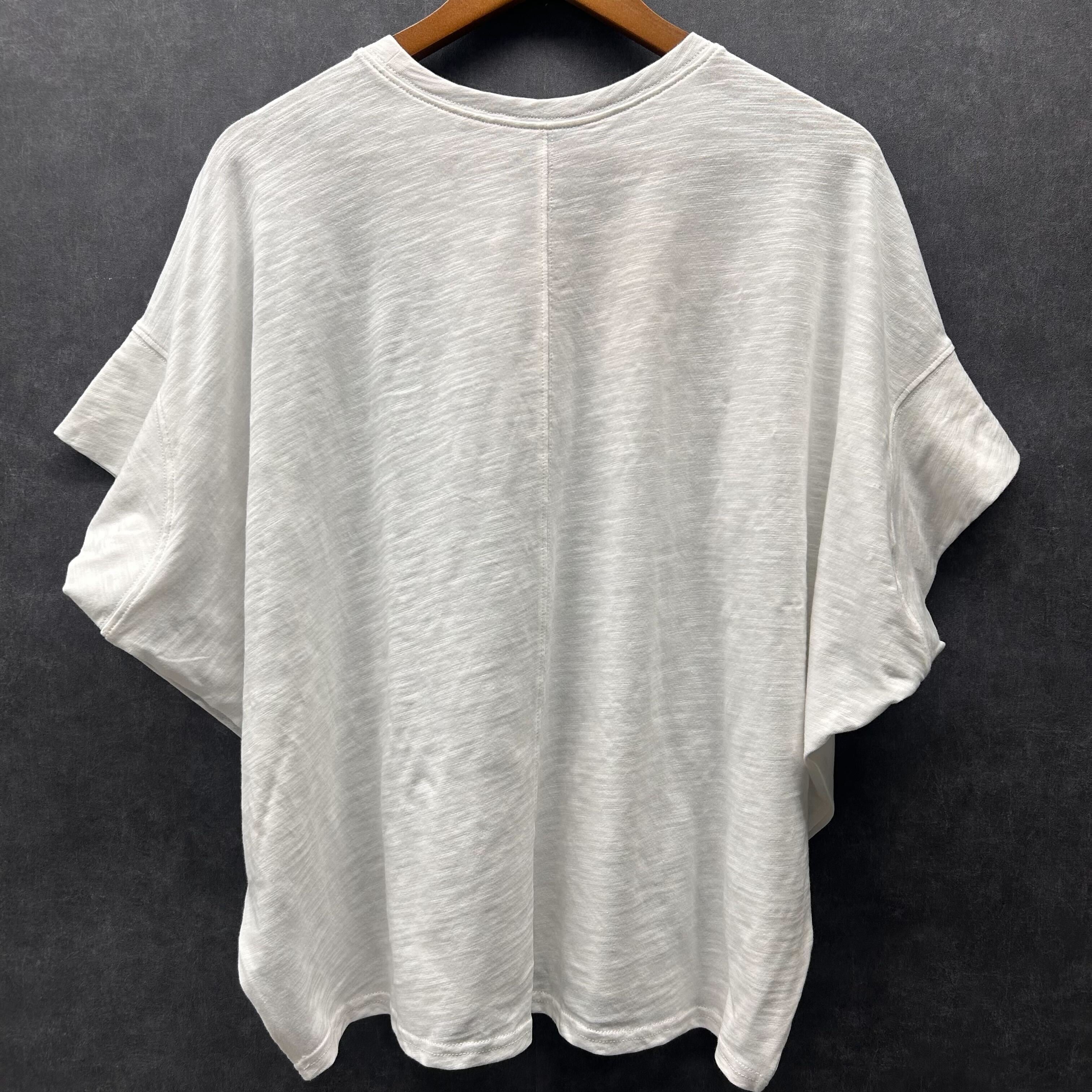 グラフィックポンチョTシャツ アイボリー※3/25迄に順次発送予定