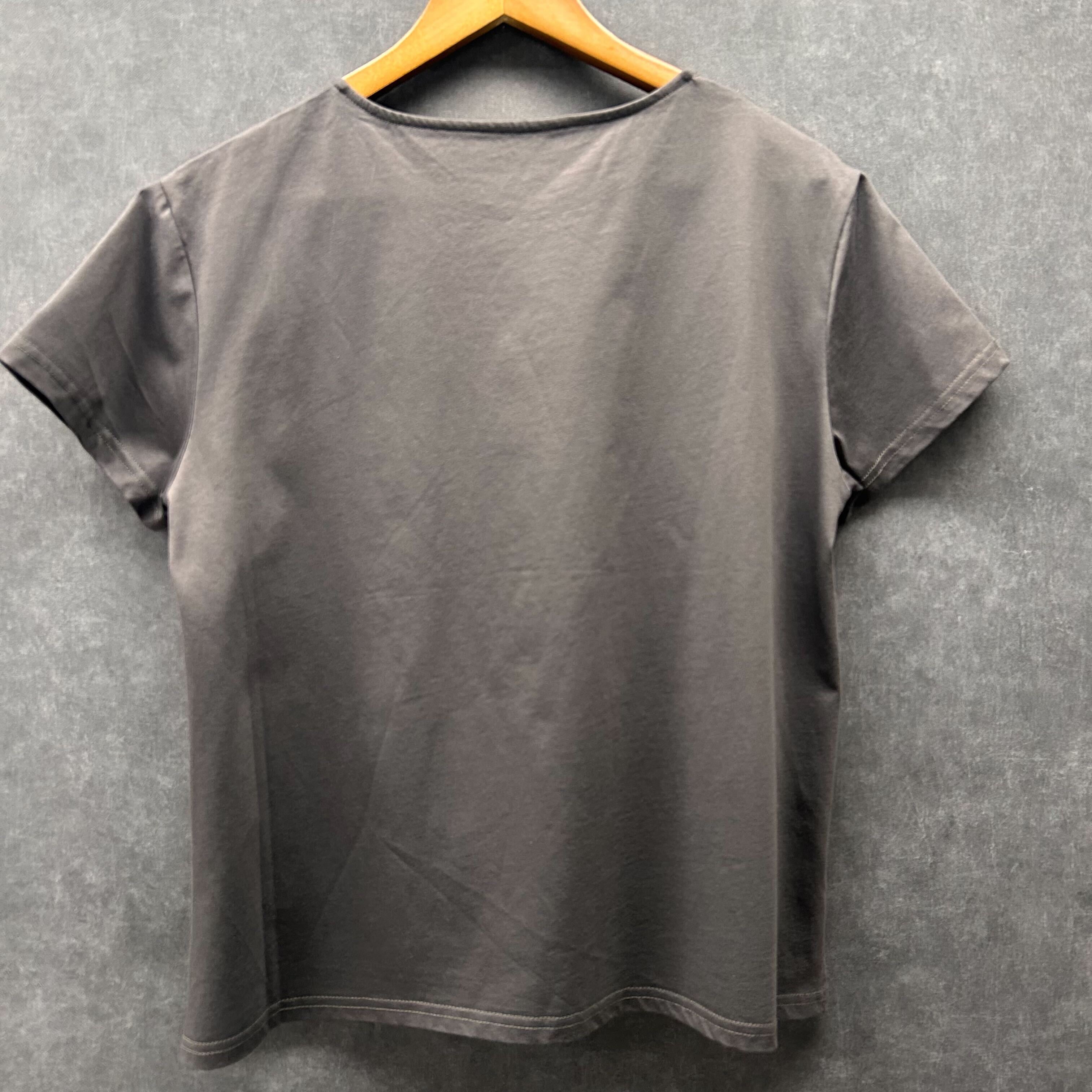 ドレスレディー刺繍Tシャツ チャコール ※5/28~6/3迄に順次発送予定