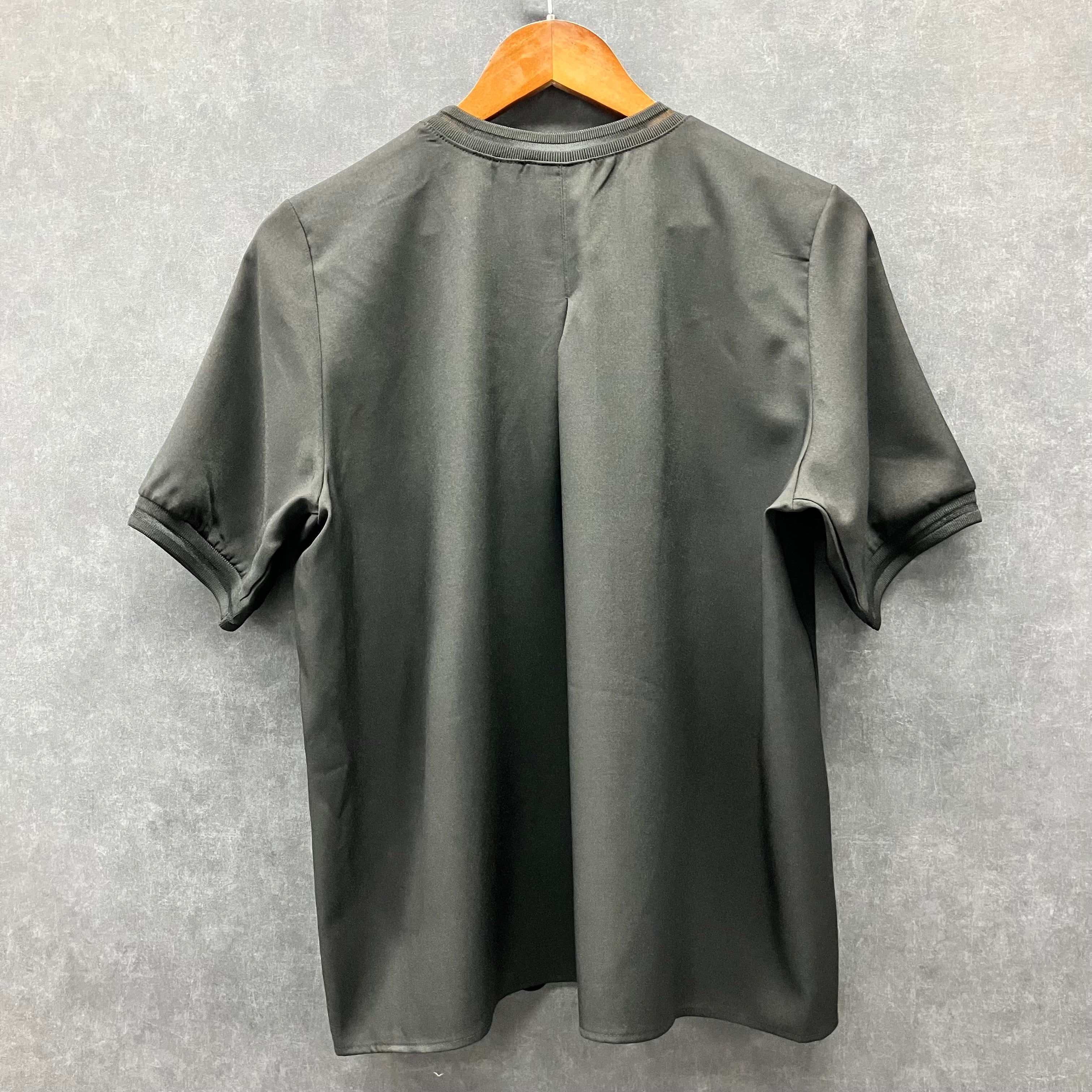 裾花柄Tシャツ ブラック※5/7~13までに順次発送予定