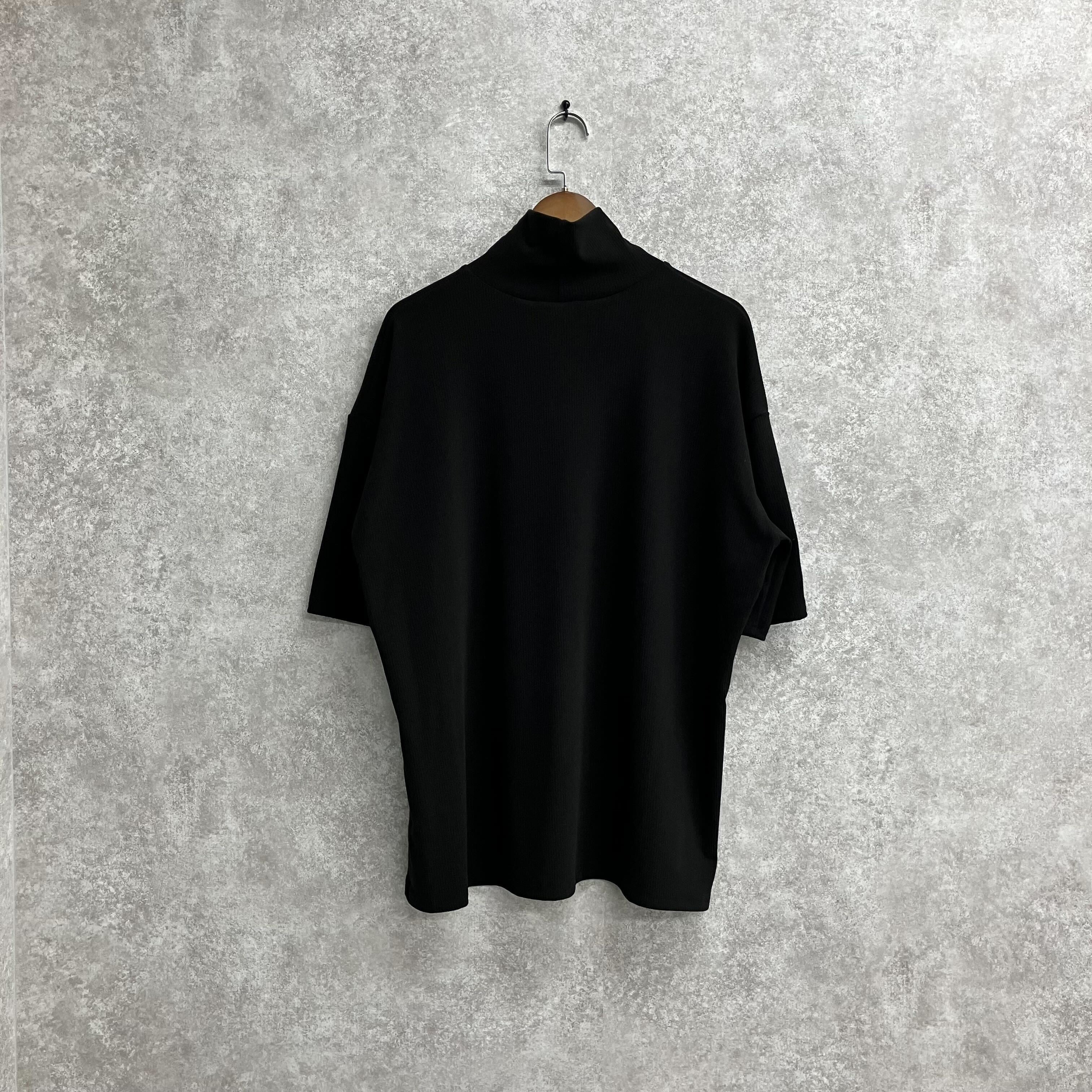 タートルネックTシャツ ブラック※4/23~29までに順次配送予定