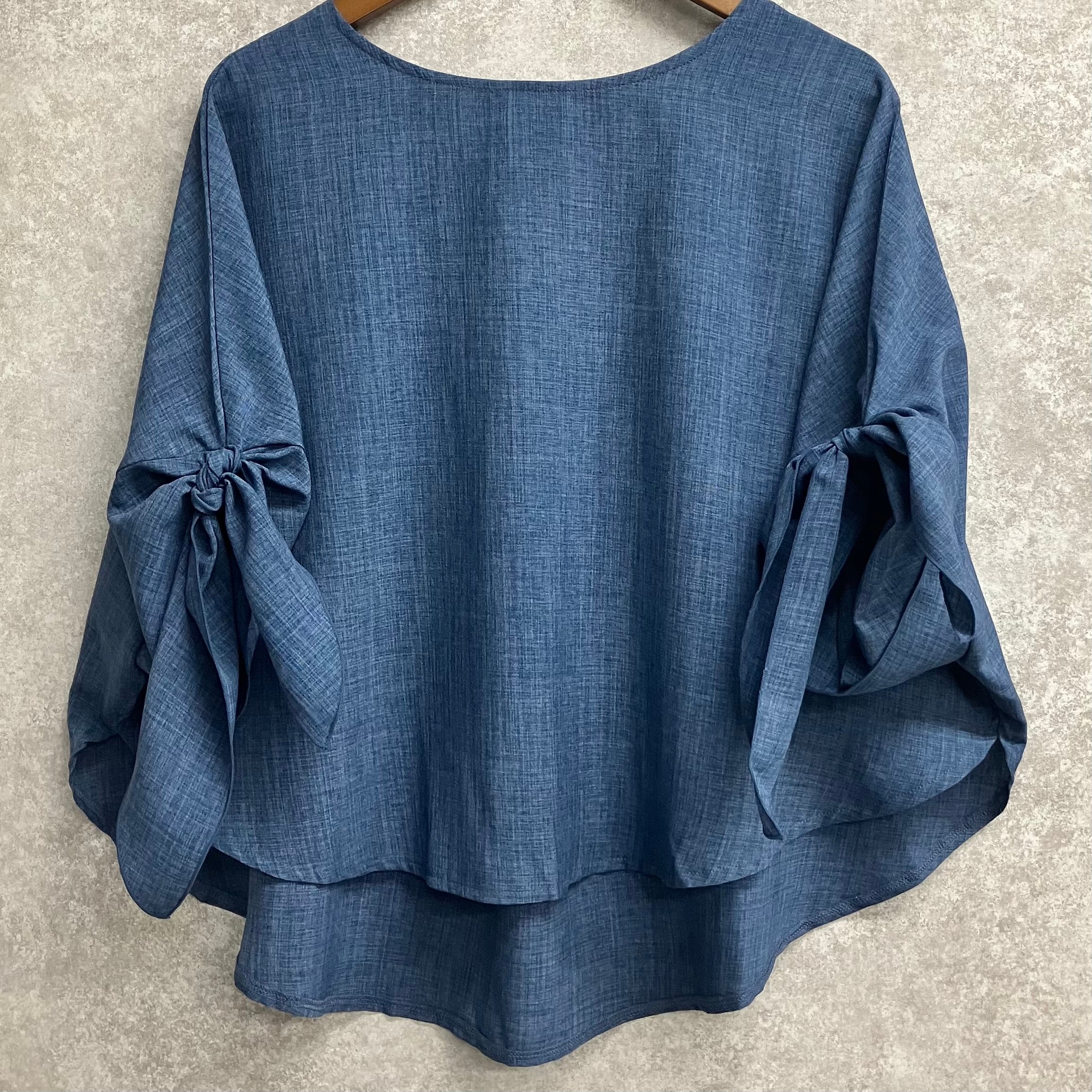 ドルマンブラウス ネイビー※5/7~13までに順次発送予定