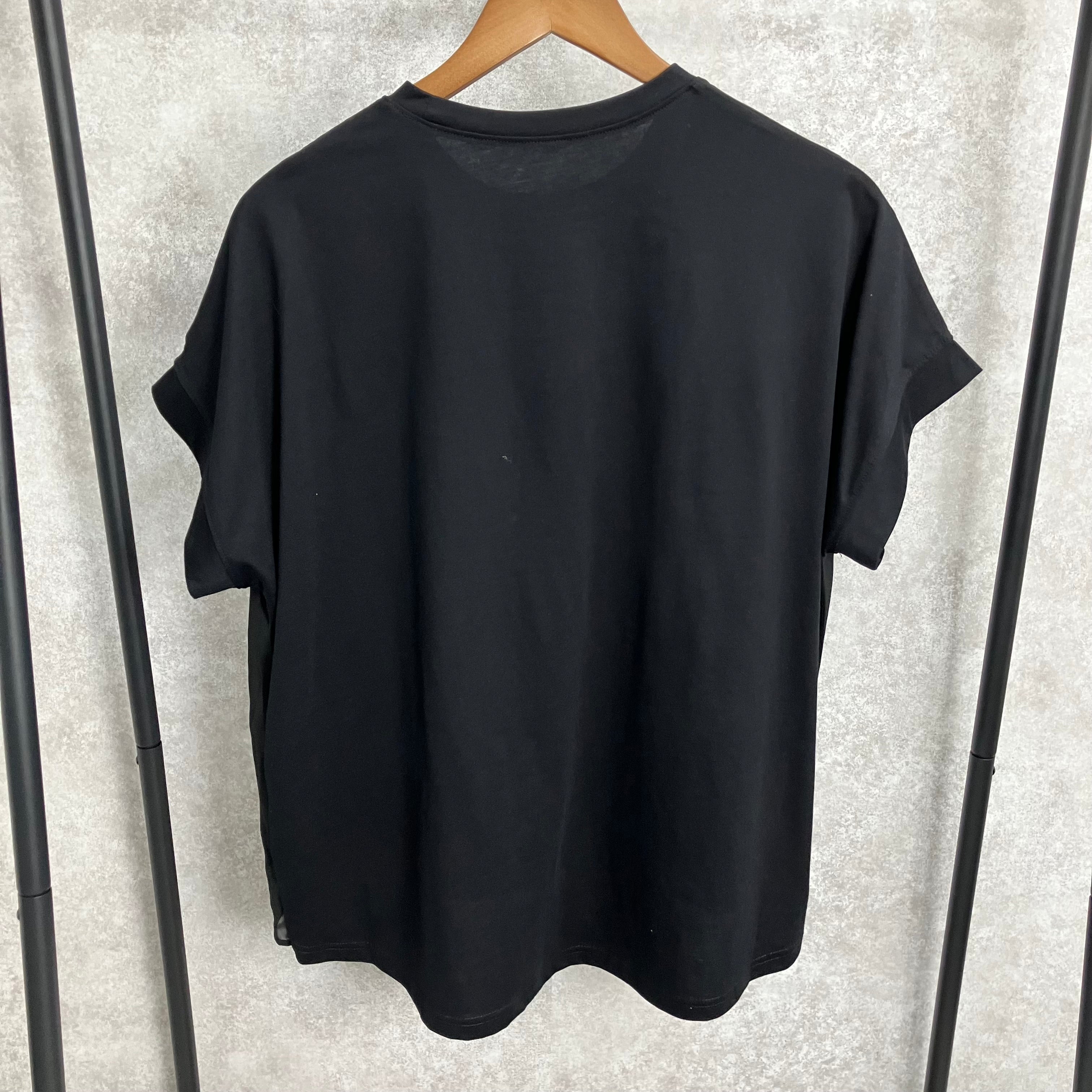 プリントレースTシャツ ブラック※7/16~22迄に順次発送予定