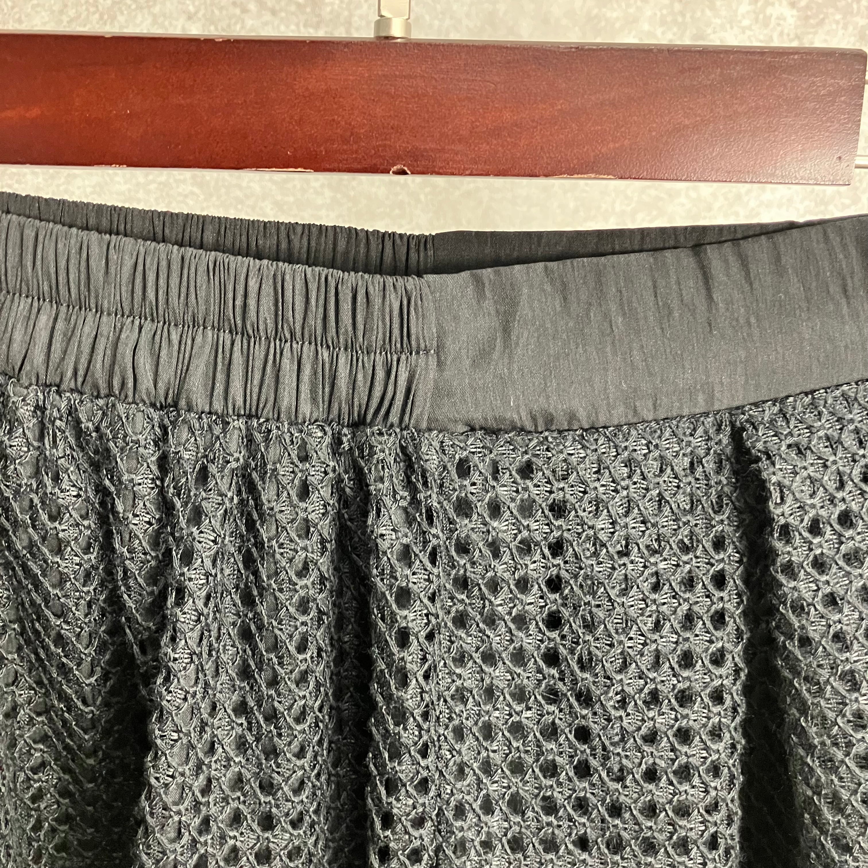 格子柄スカート ブラック ※7/16~22迄に順次発送予定