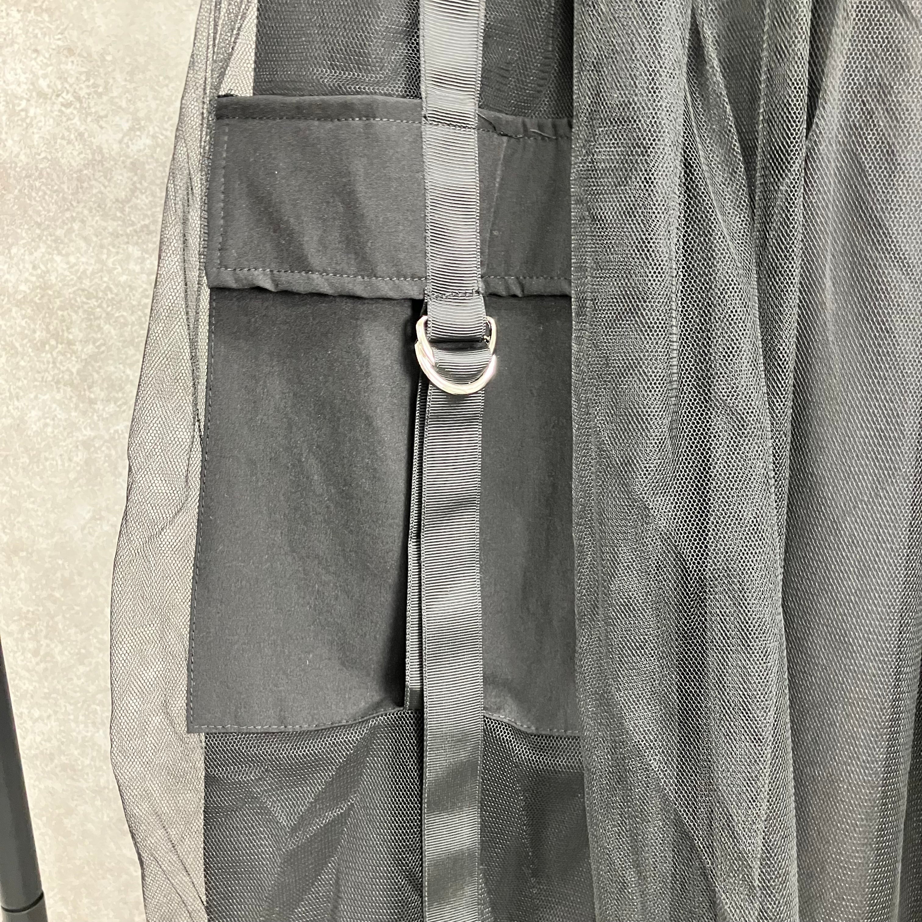 ポケット付きチュールスカート ブラック※4/30~5/6までに順次配送予定