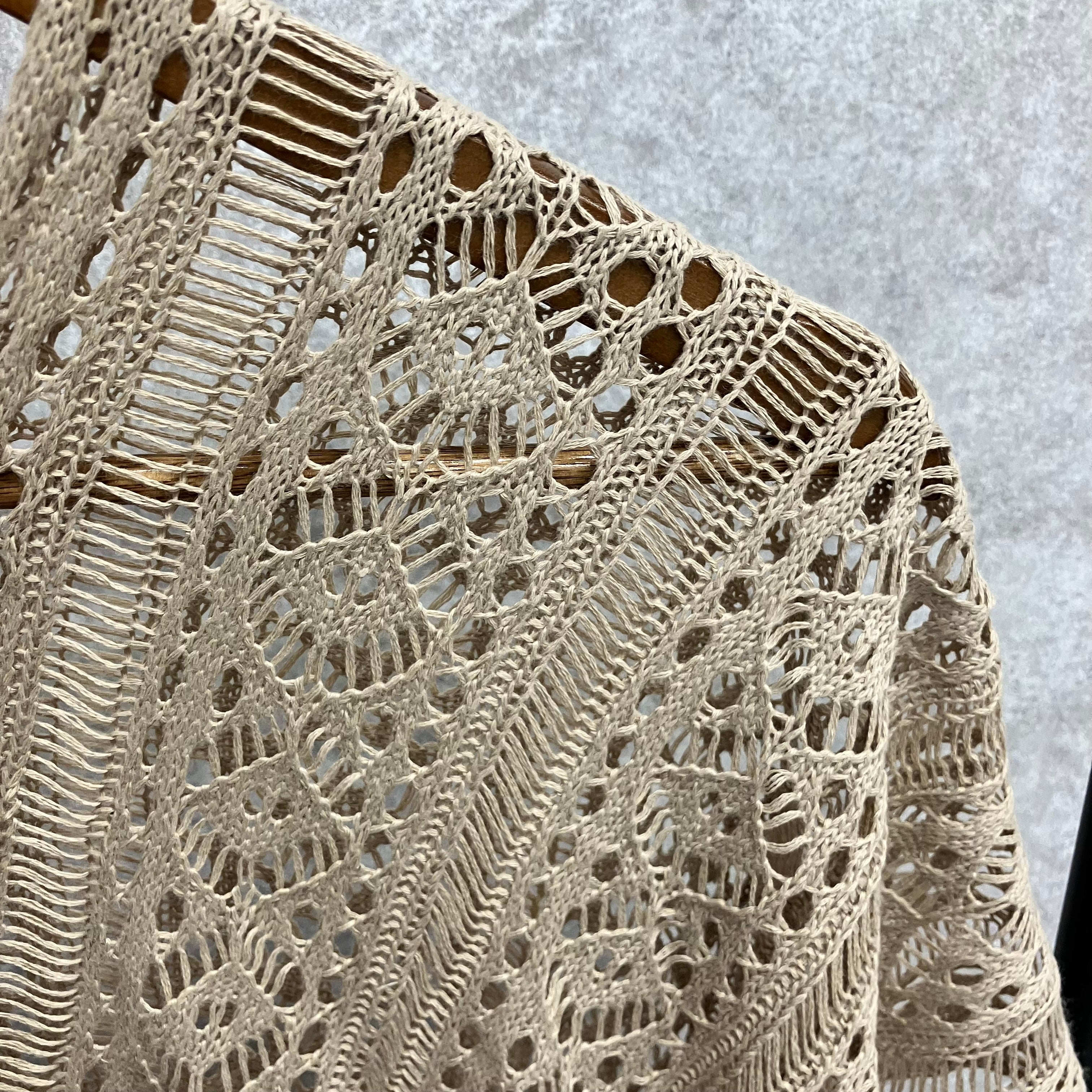 ジレニット ベージュ※4/30~5/6までに順次配送予定